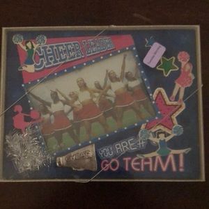 Cheerleader picture frame